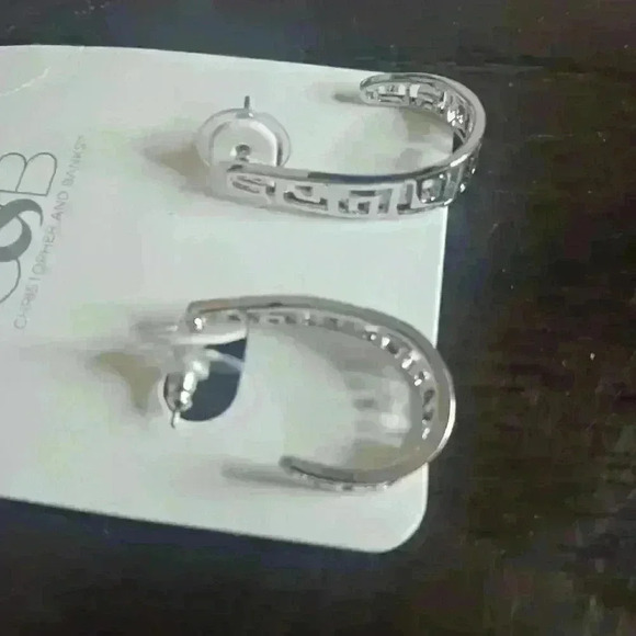 Women's silver earrings - Picture 2 of 3